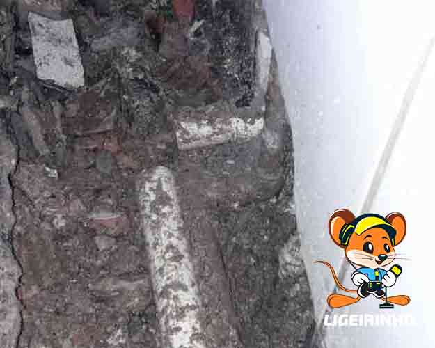 Empresa que localiza vazamentos de agua Ligeirinho