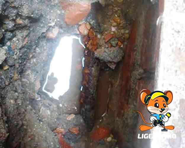 Vazamento de agua conta alta encontrado Sabesp